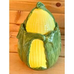 Vintage Shawnee Pottery Corn King Cookie Cookie Jar